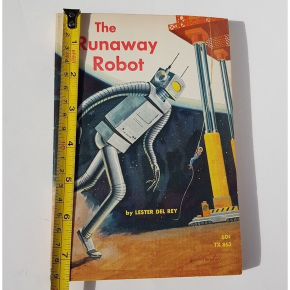 The Runaway Robot by Lester Del Rey Vintage 1968 Paperback Scholastic Book 4thEd - Picture 6 of 7